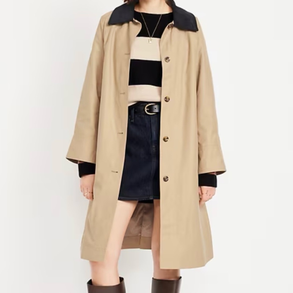 Old Navy Tan Long Barn Coat